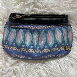 Anthropologie Colorful Leather Patterned Mini Bag
